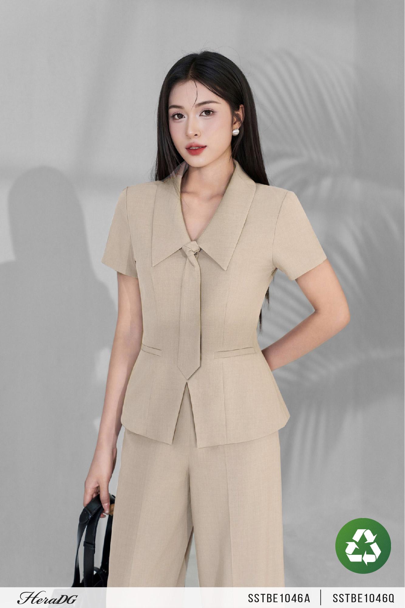 Áo kiểu cổ sam & cavat rời