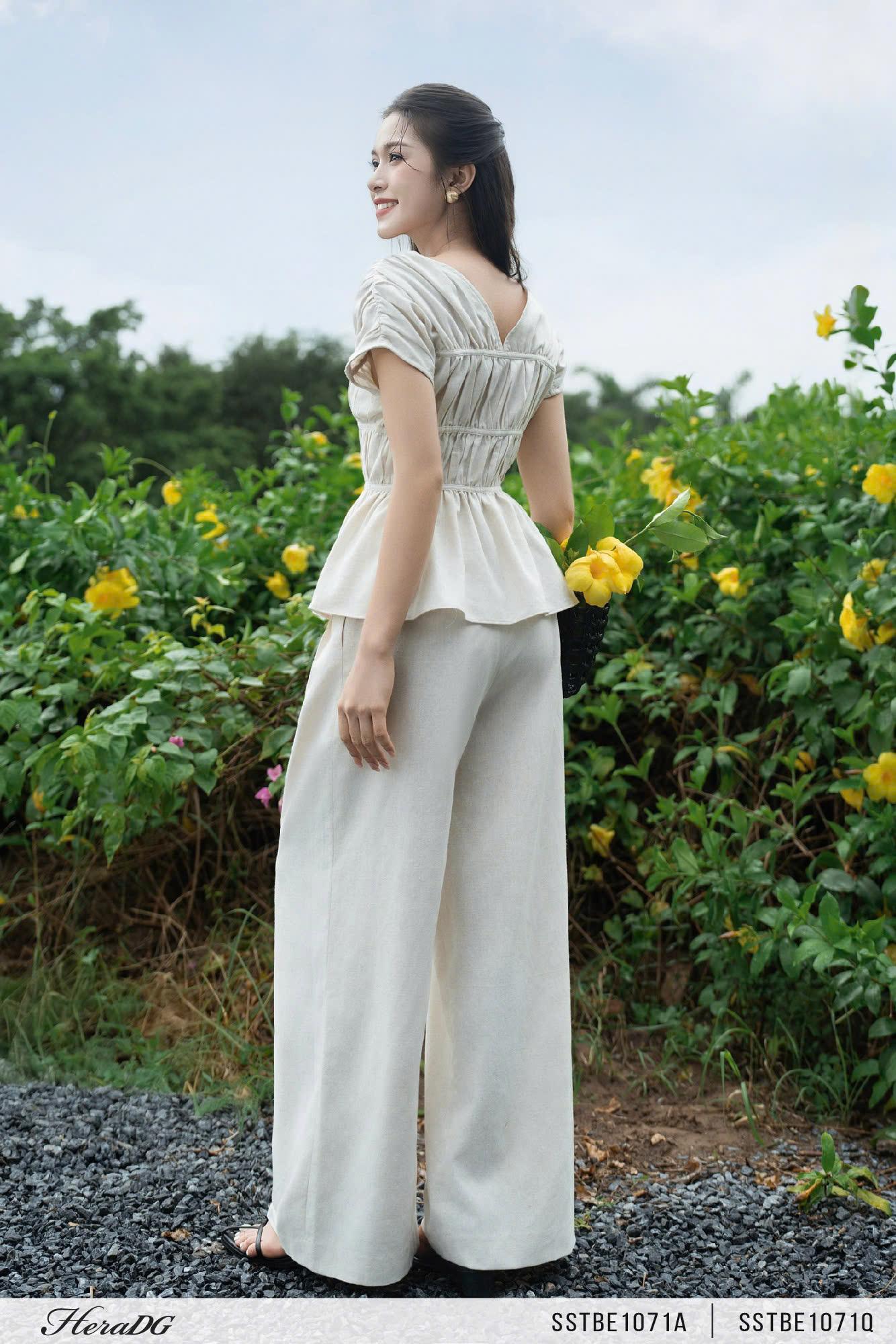 Quần suông ống rộng