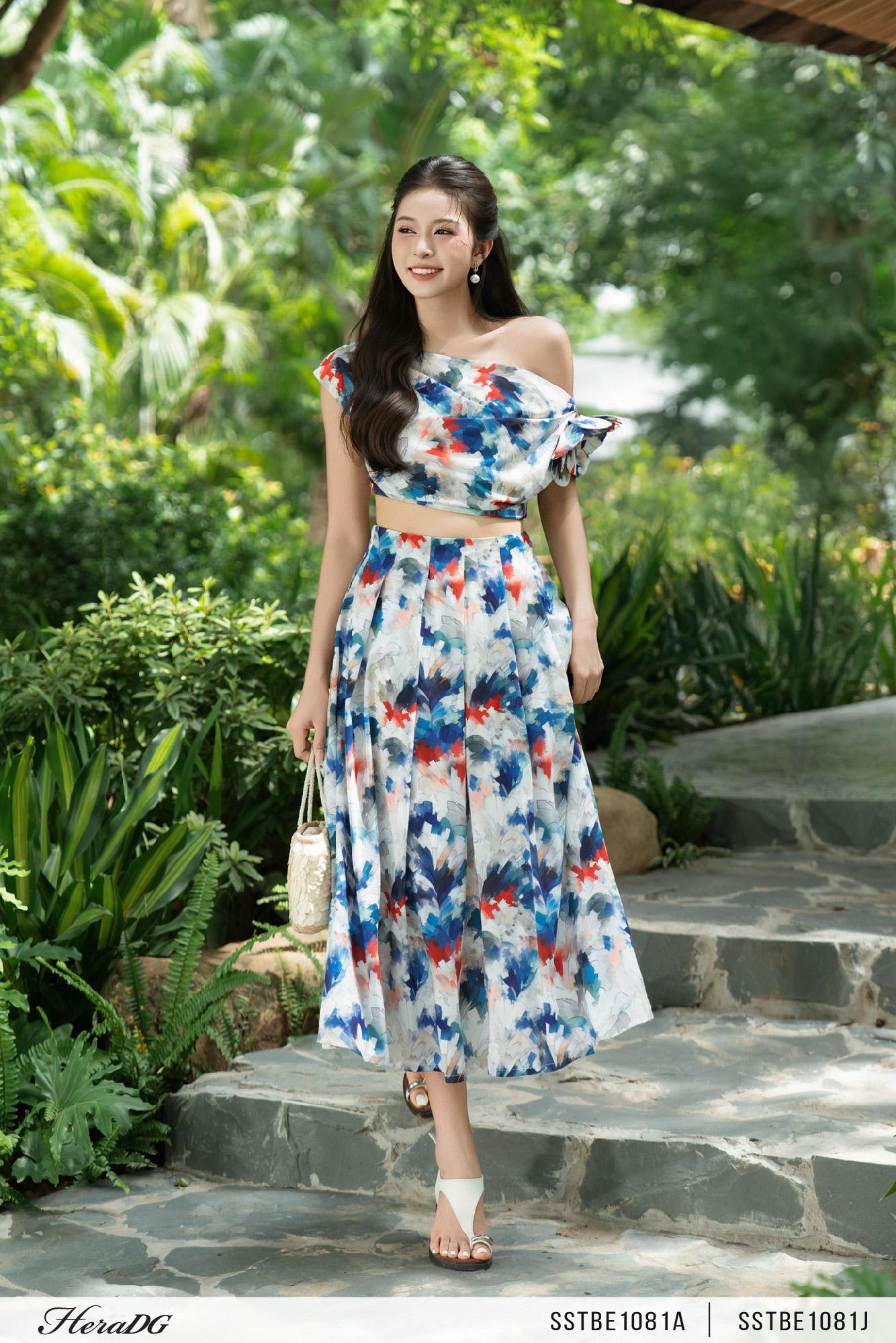 Áo kiểu lệch vai