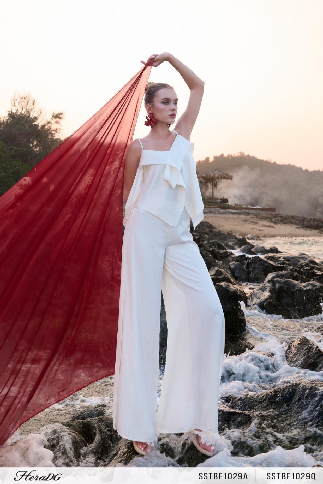 Quần lụa xẻ sườn