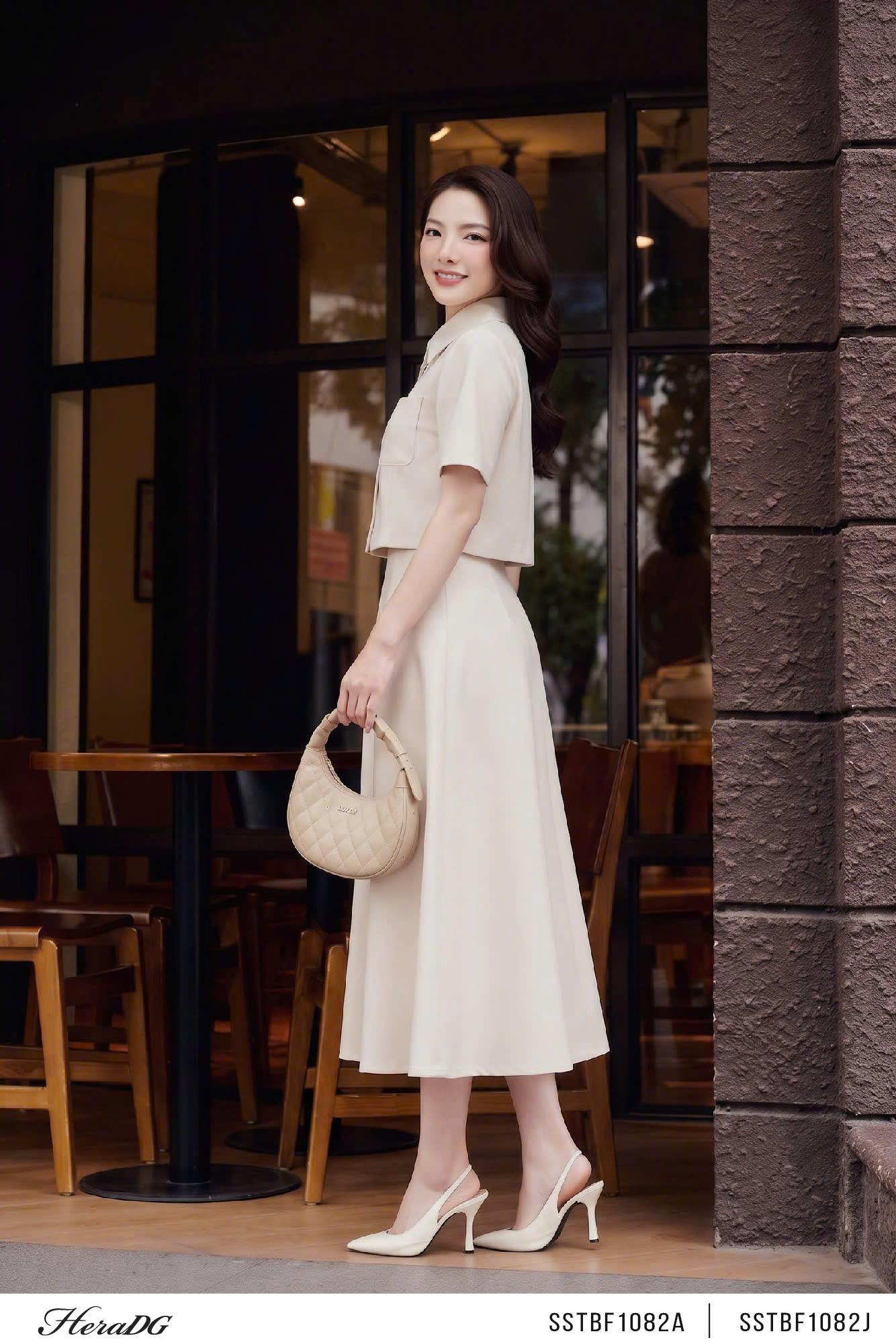 Chân váy xòe ly diễu