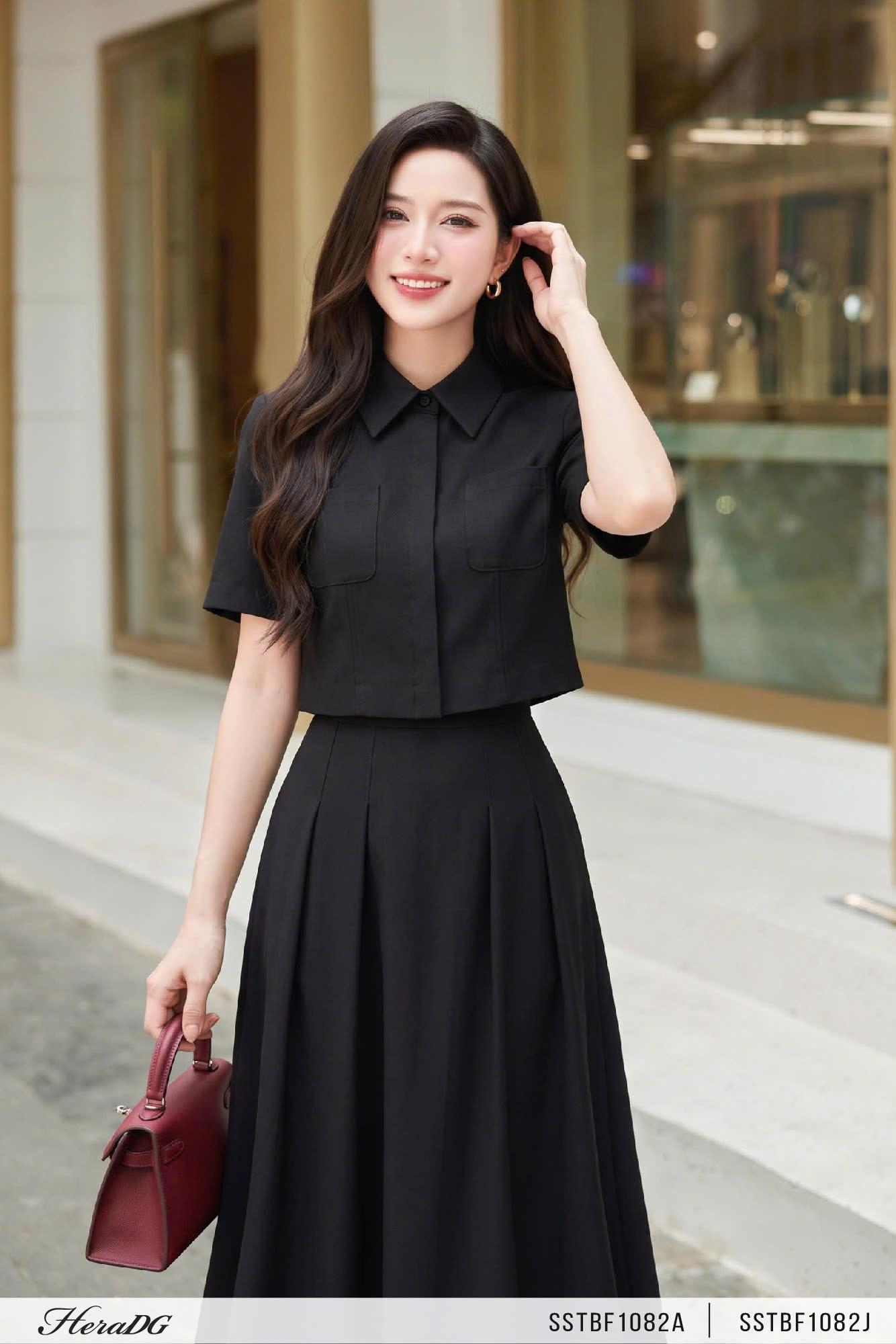 Chân váy xòe ly diễu
