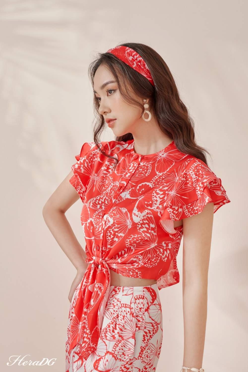 Áo kiểu tay bèo