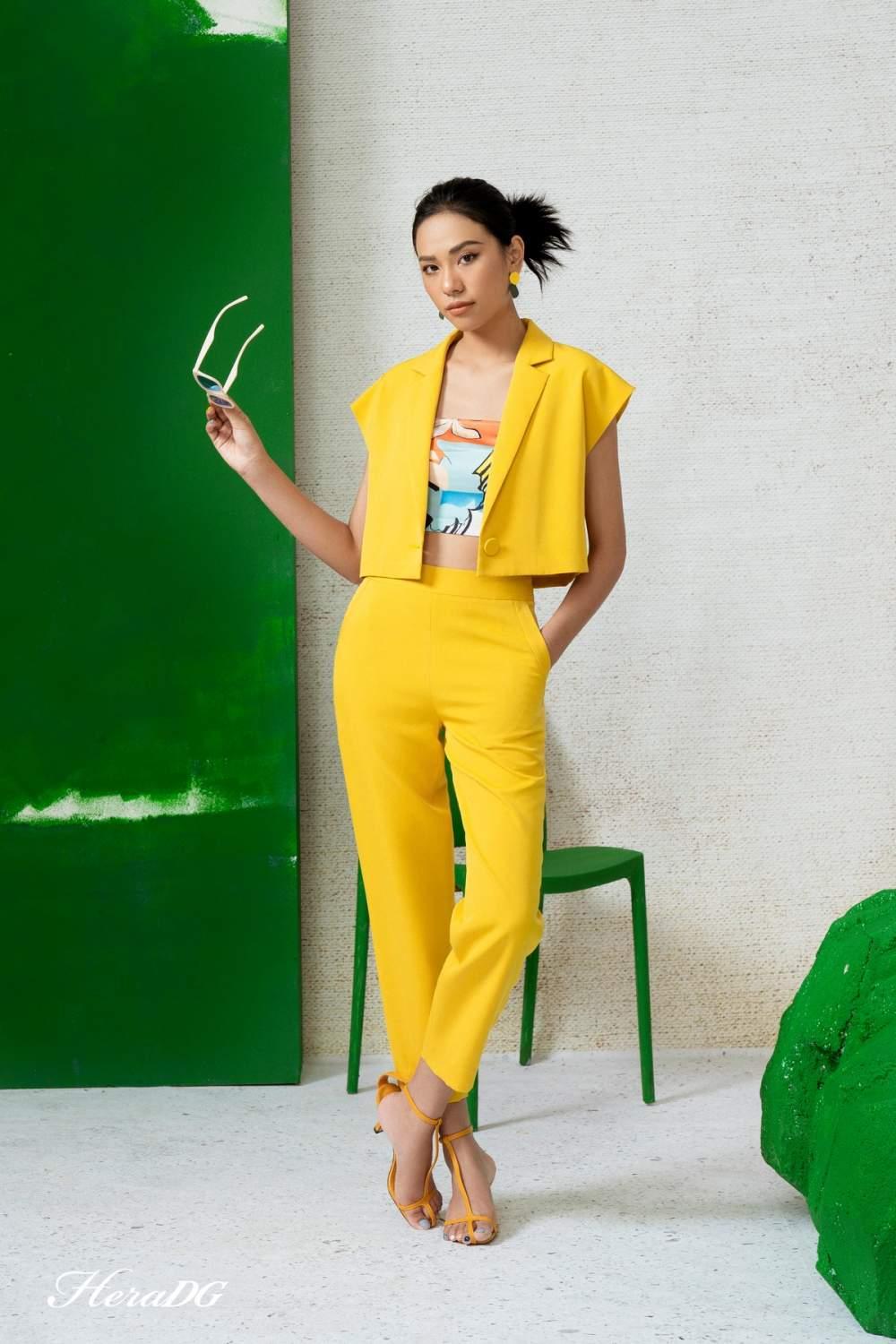 Áo croptop cổ ve