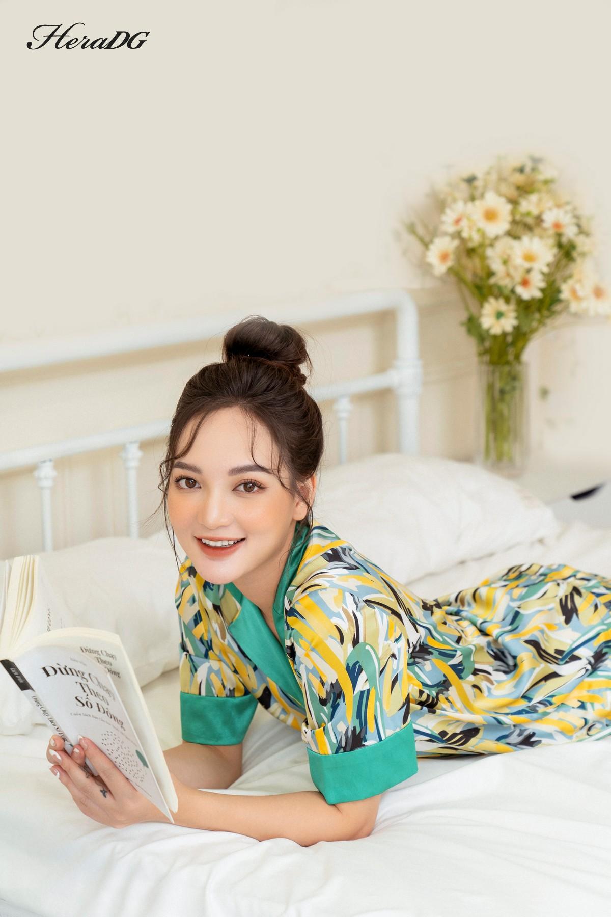 Bộ pijama ngắn tay can phối tay – ảnh 4