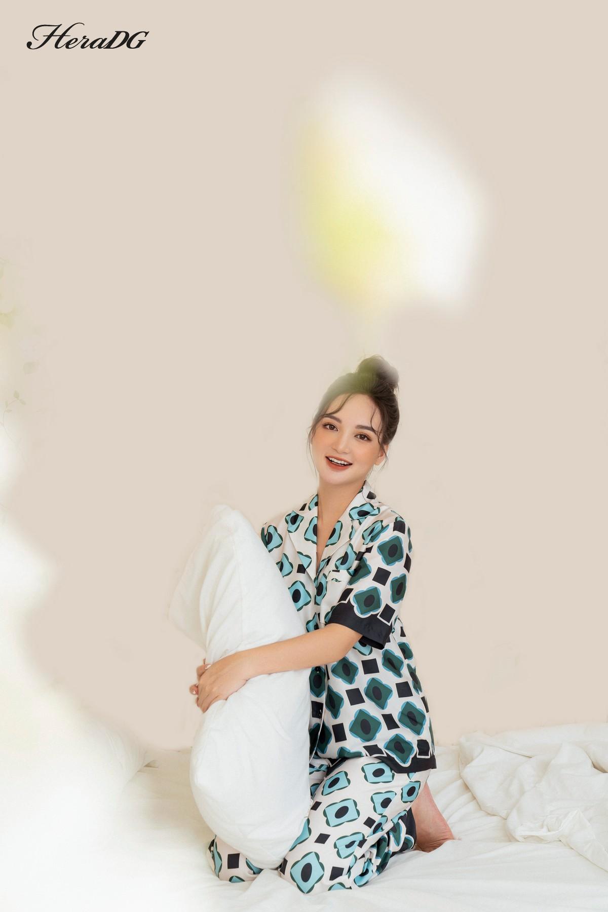 Bộ pijama ngắn tay, có túi