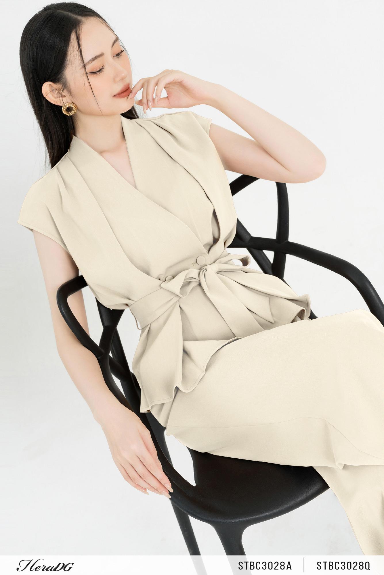 Quần suông chiết ly