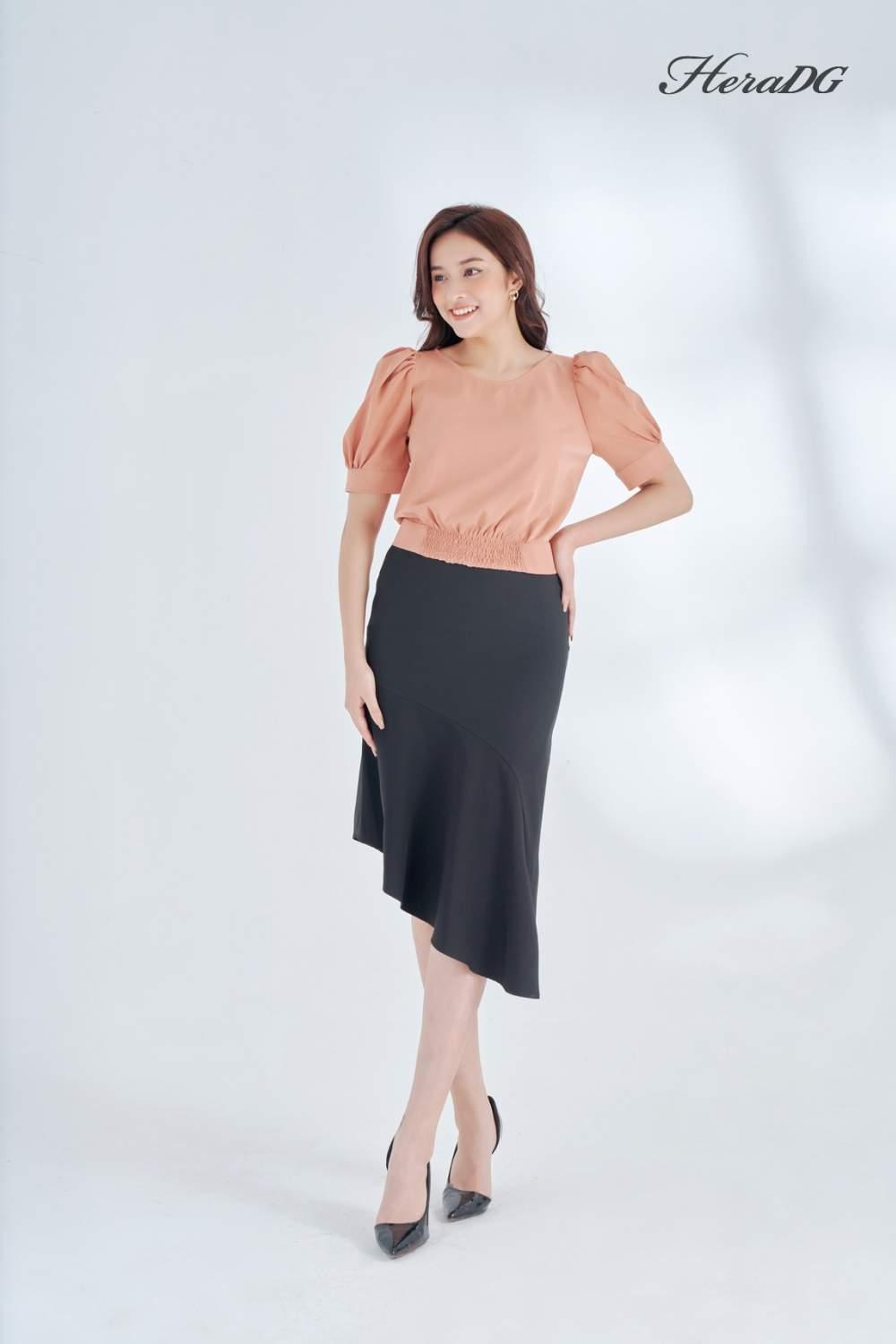 Áo kiểu bồng thắt nơ