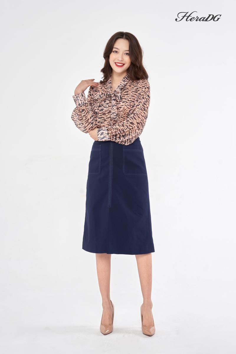 Áo kiểu cổ nơ