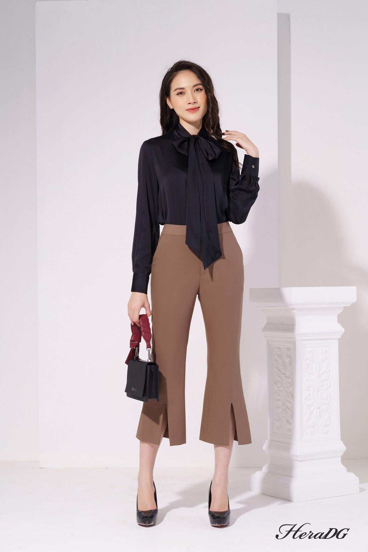 Áo thắt dây nơ cổ