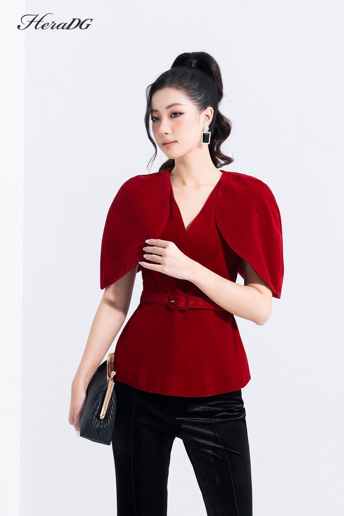 Áo phủ vai chờm