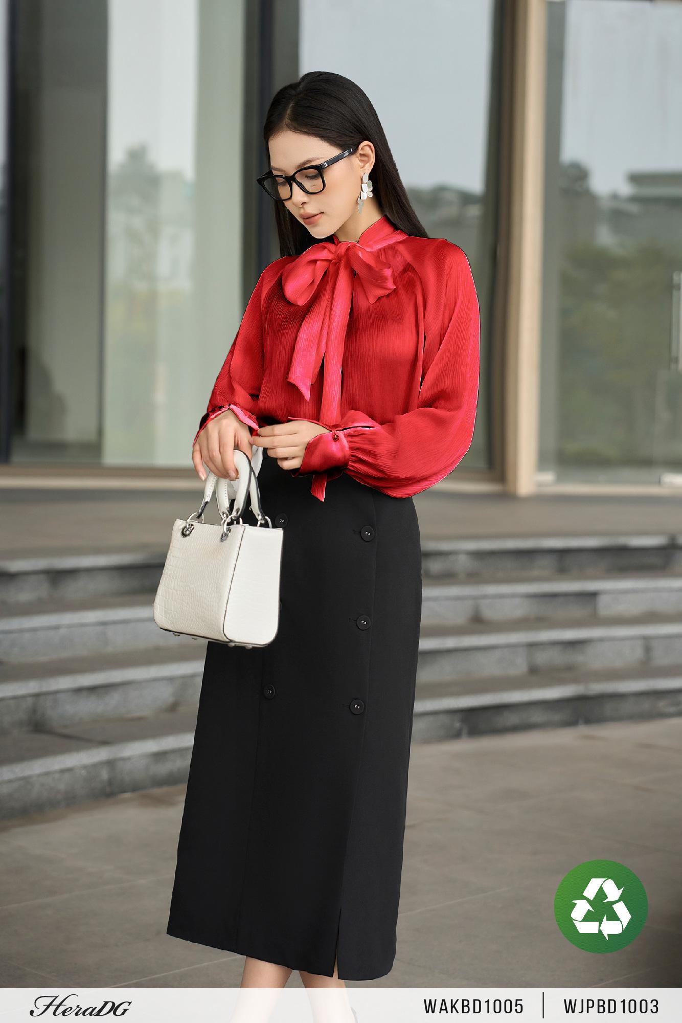 Áo suông cổ khăn