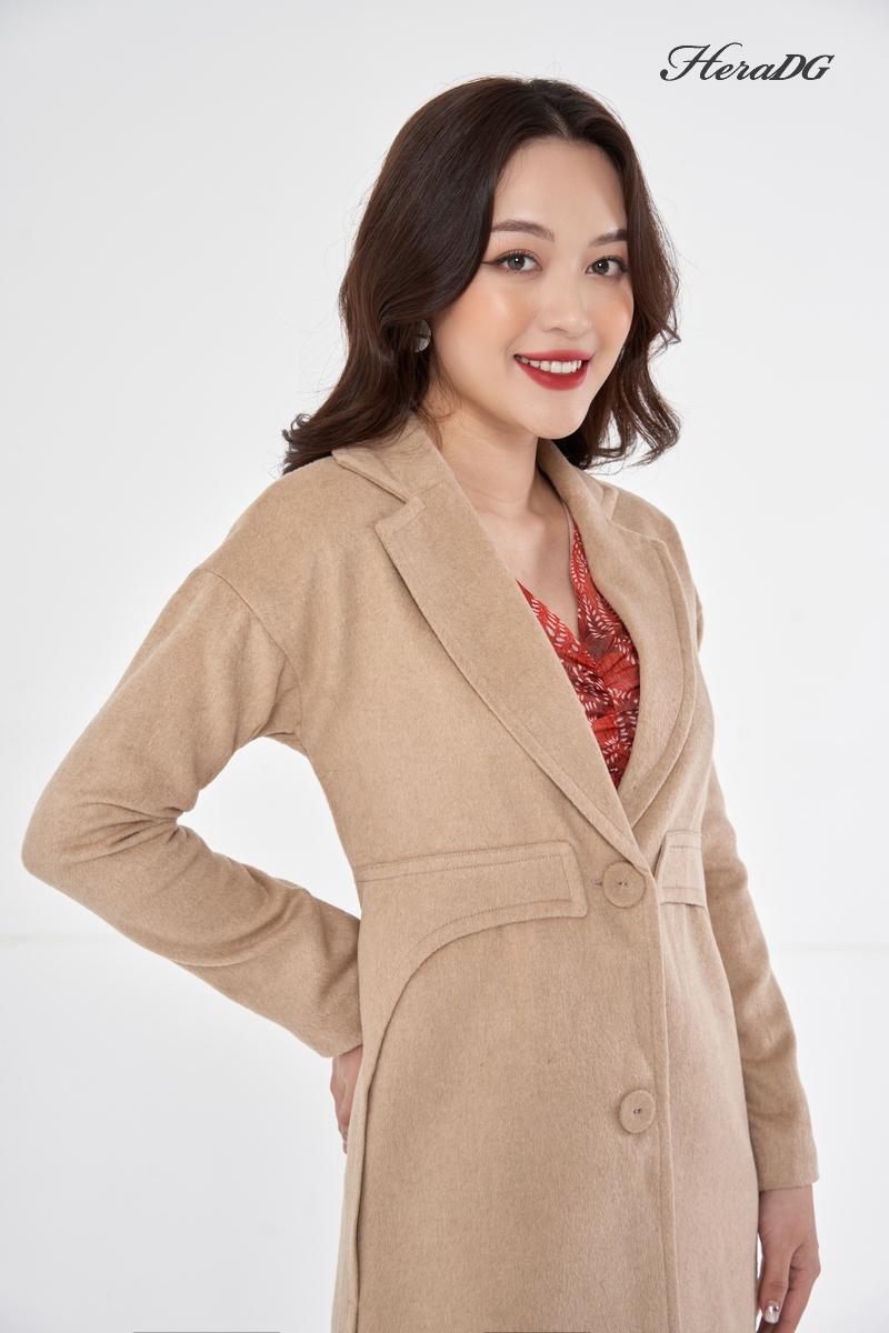 Áo mangto xẻ sườn