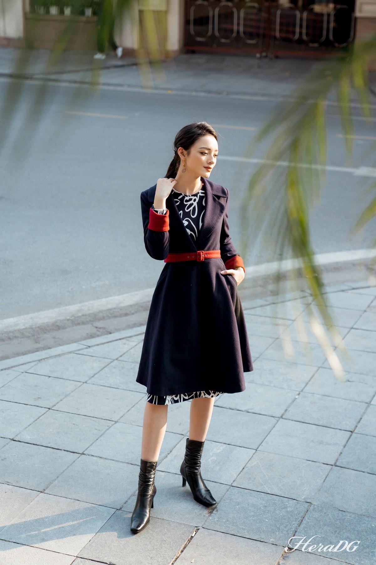 Áo khoác cổ 2 ve to