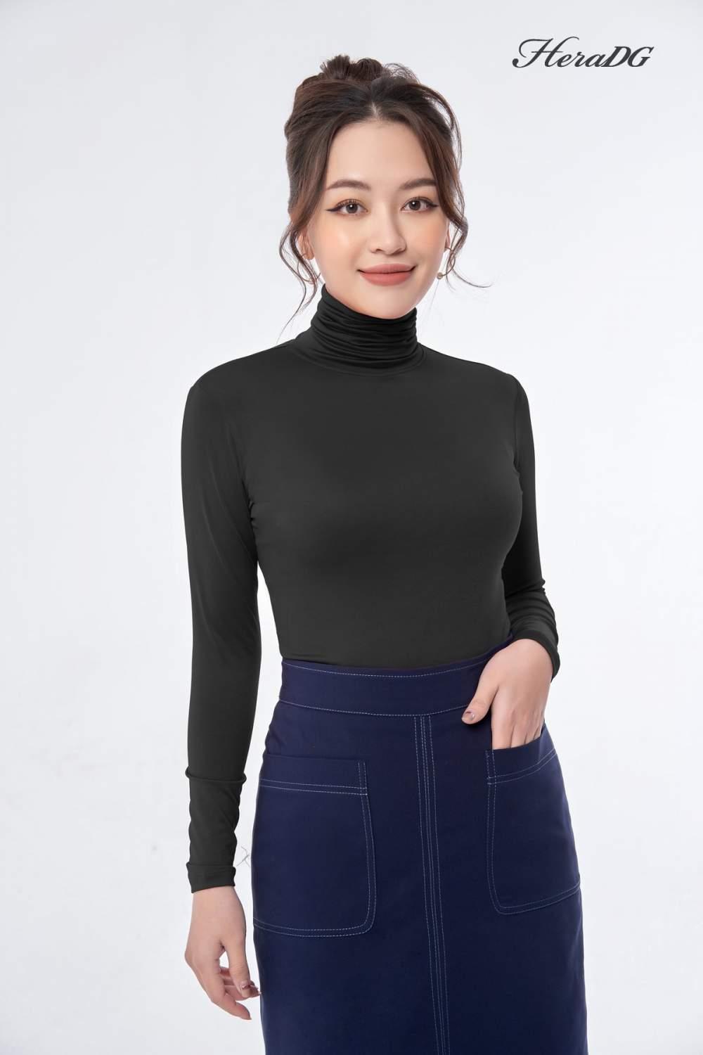 Áo giữ nhiệt cổ lọ