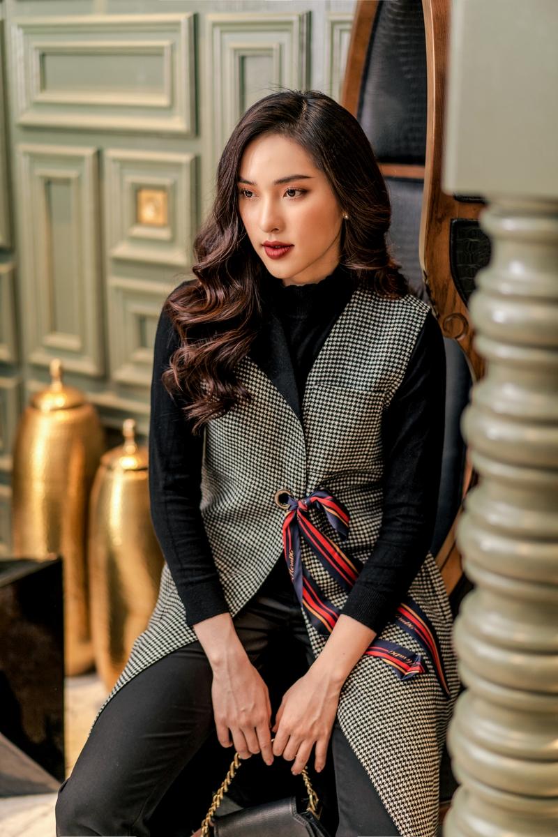 Áo dạ khâu tay gile