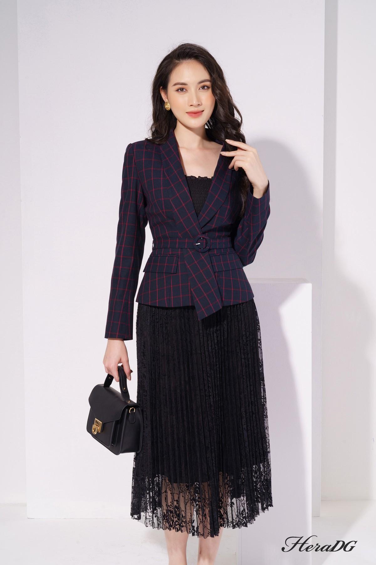 Áo vest 1 ve cách điệu