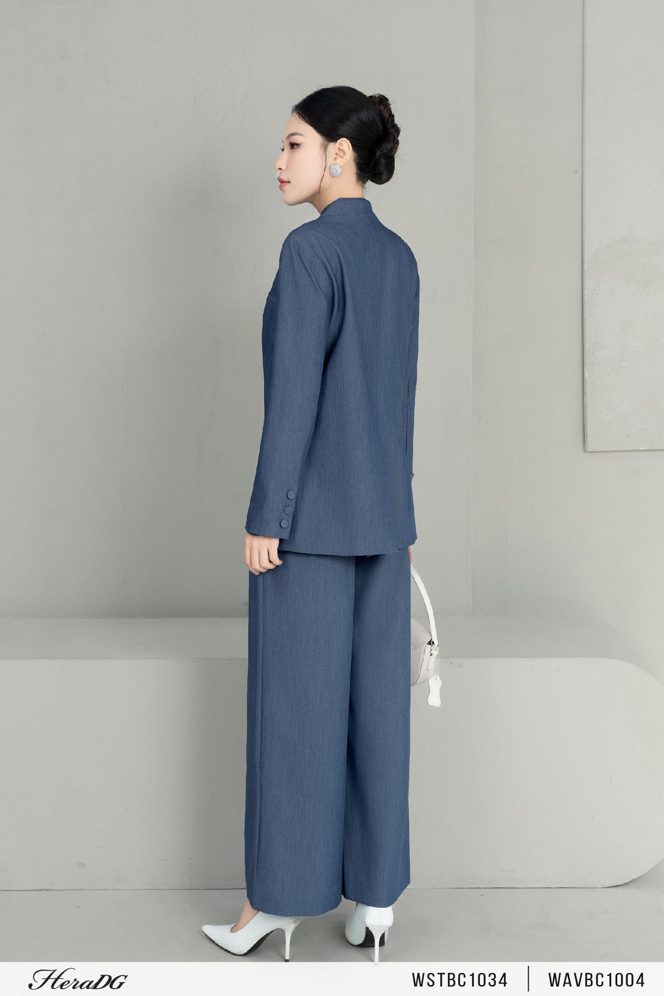 Áo blazer không cổ