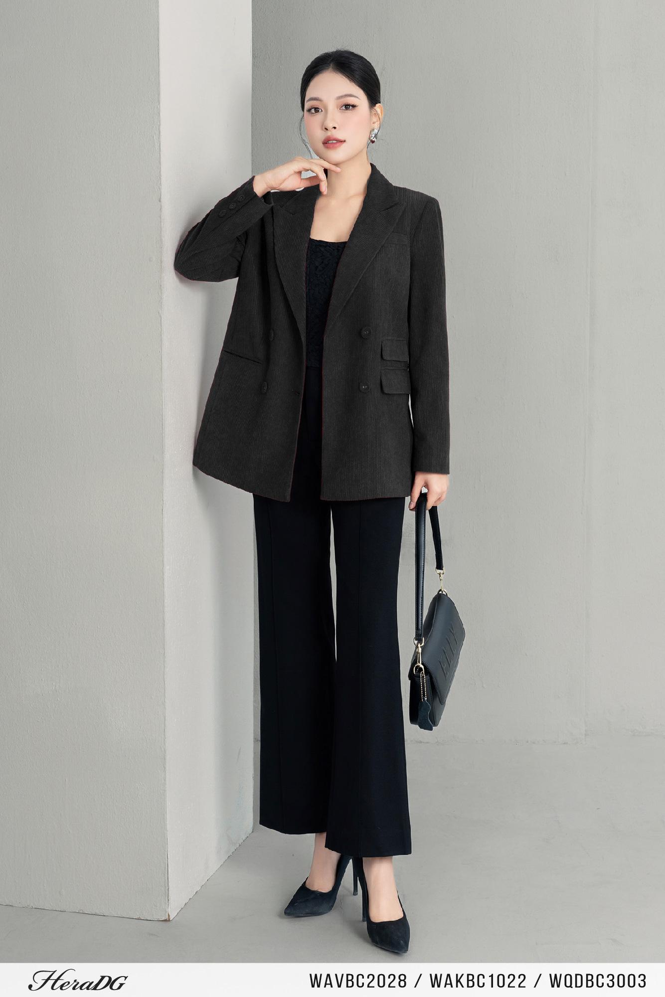 Áo blazer 2 hàng khuy