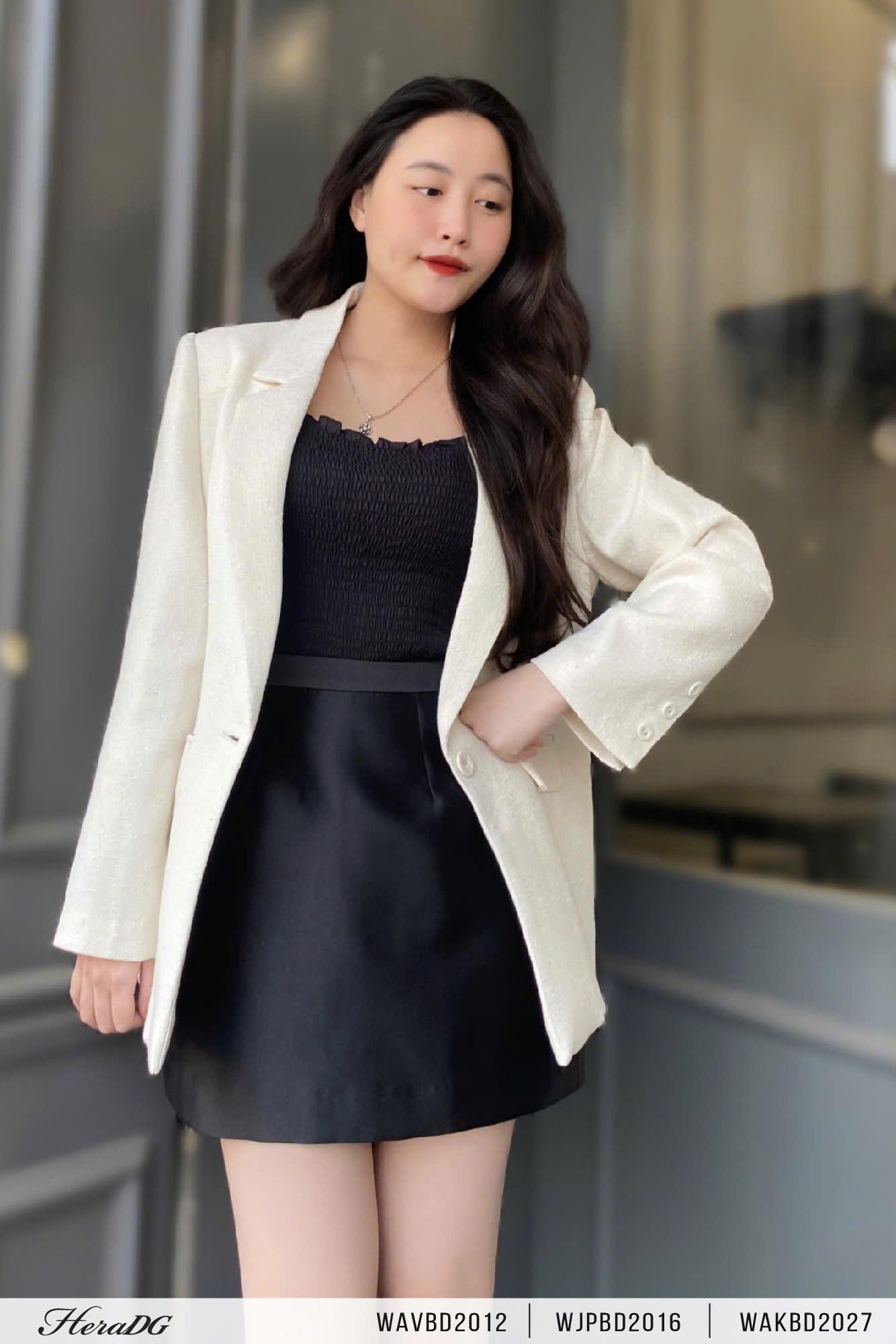 Áo blazer dáng suông