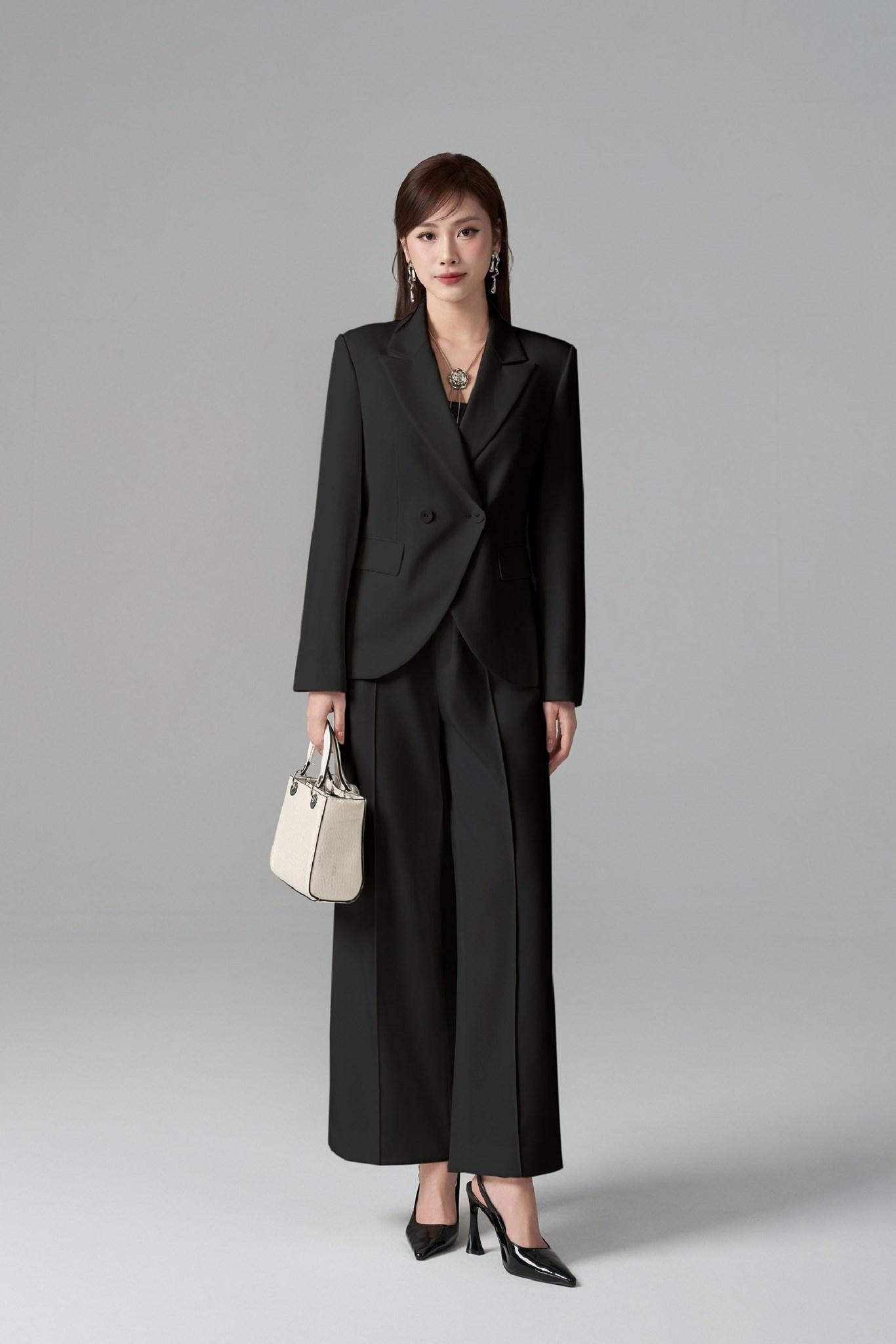 Áo vest vạt cong