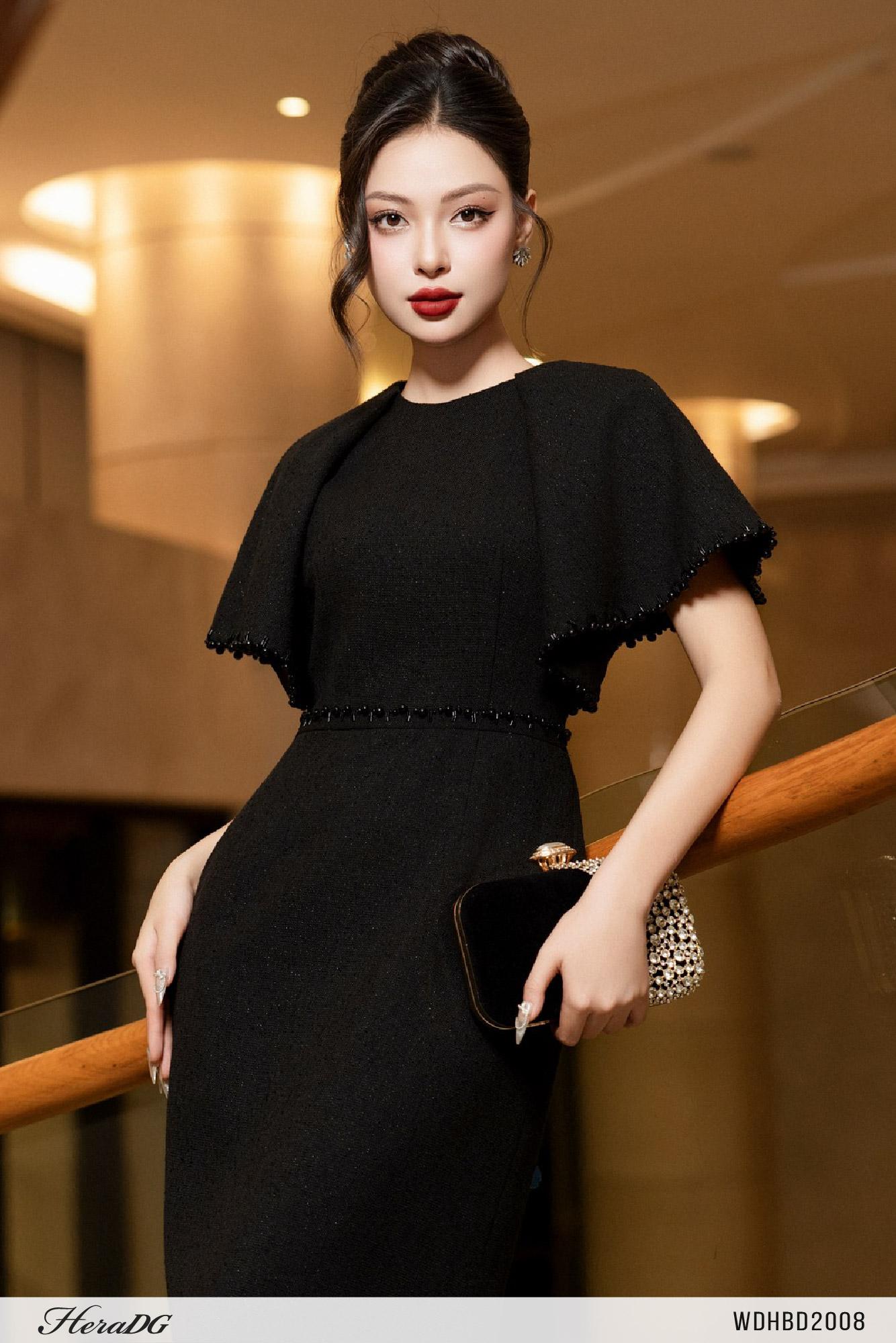 Đầm suông tay xếp nếp