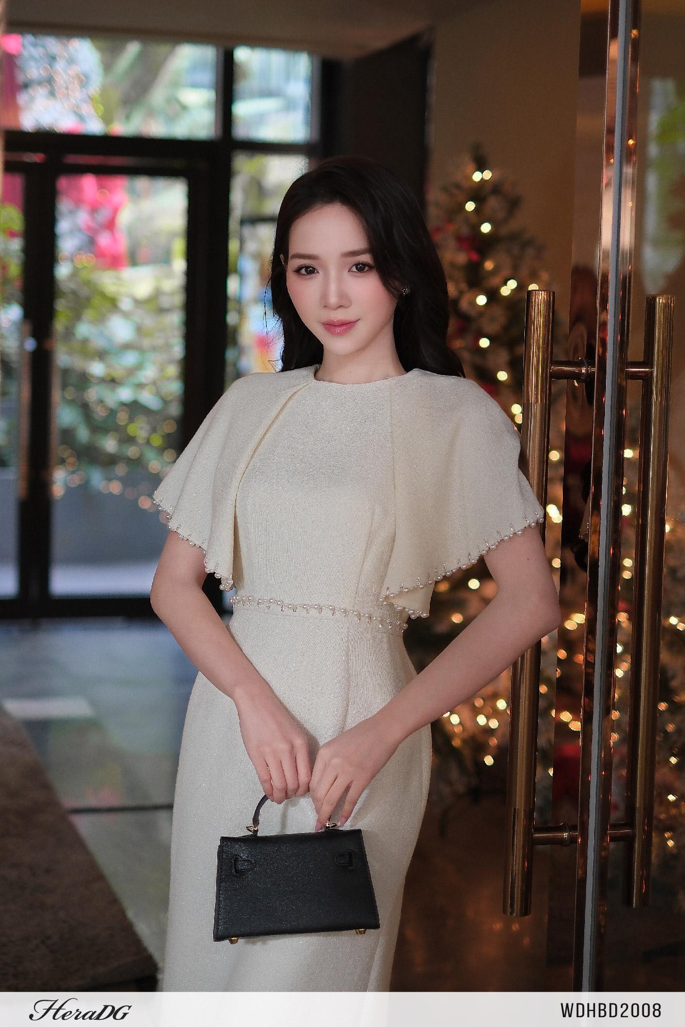 Đầm suông tay xếp nếp