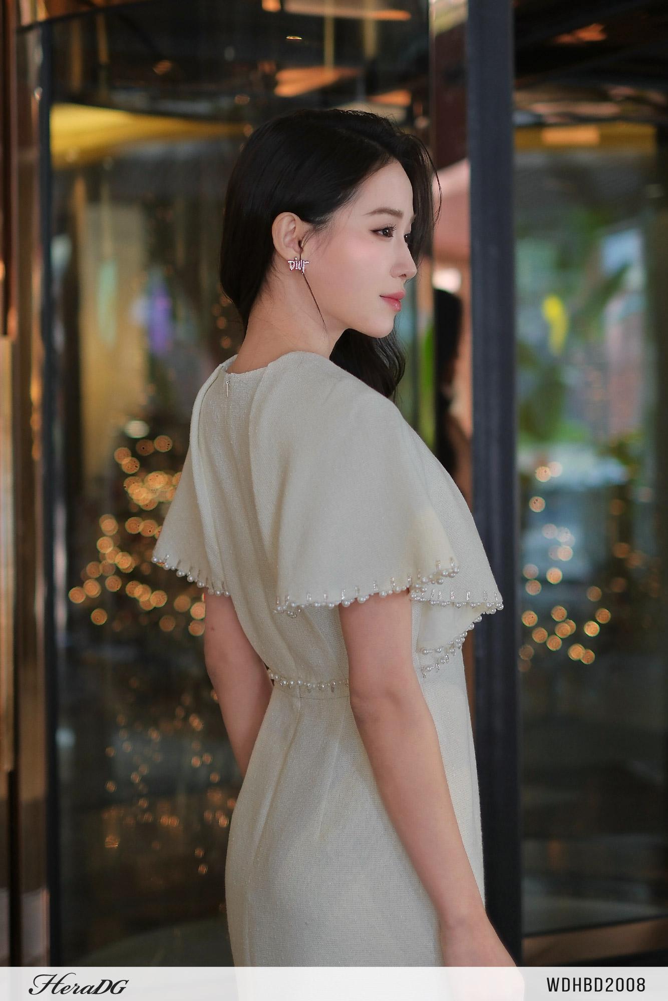 Đầm suông tay xếp nếp