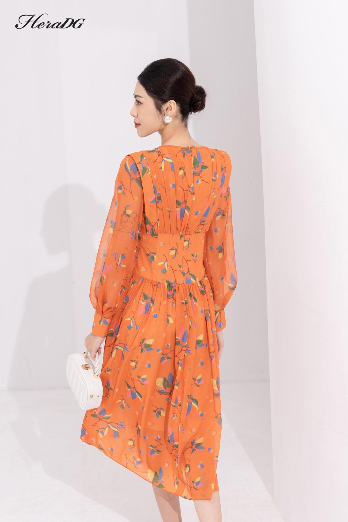 Đầm xoè nhún chân