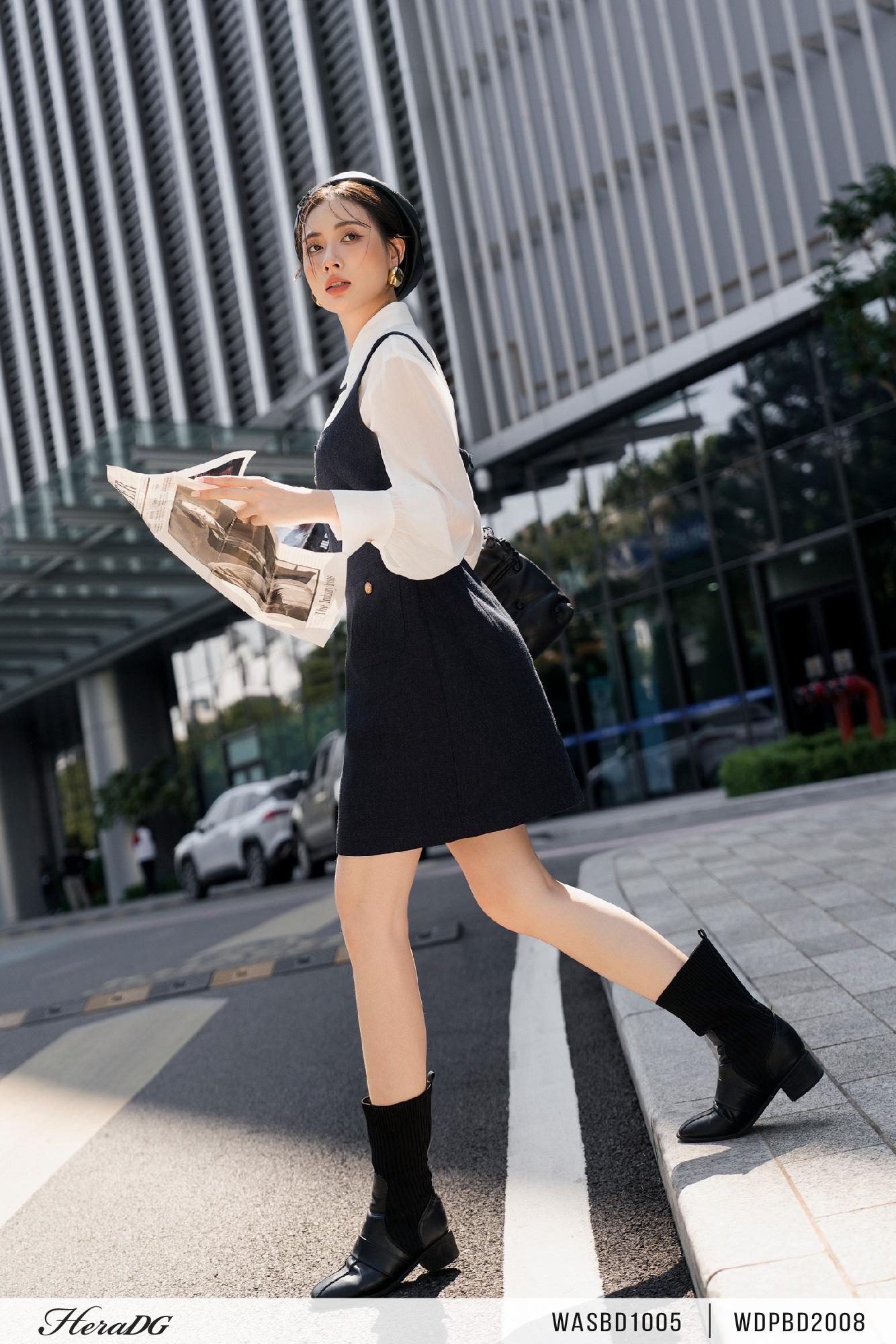 Đầm suông ngắn dáng A