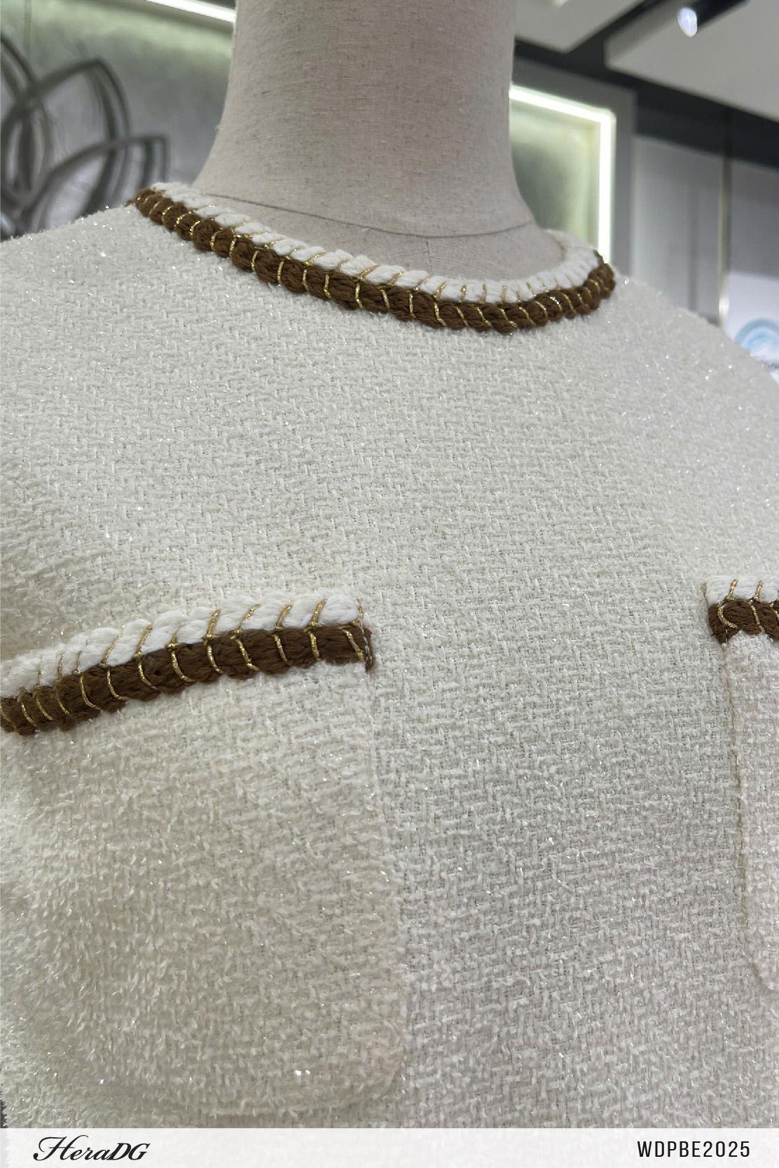 Đầm tweed dáng A
