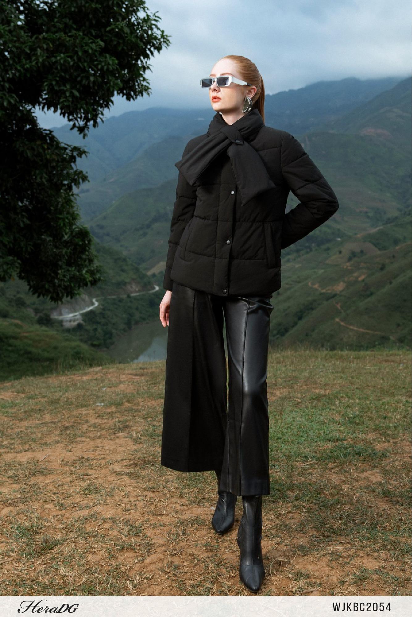 Áo jacket 3 lớp dáng ngắn