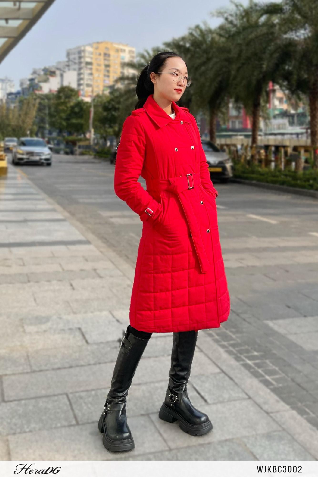 Áo phao 3 lớp dáng dài