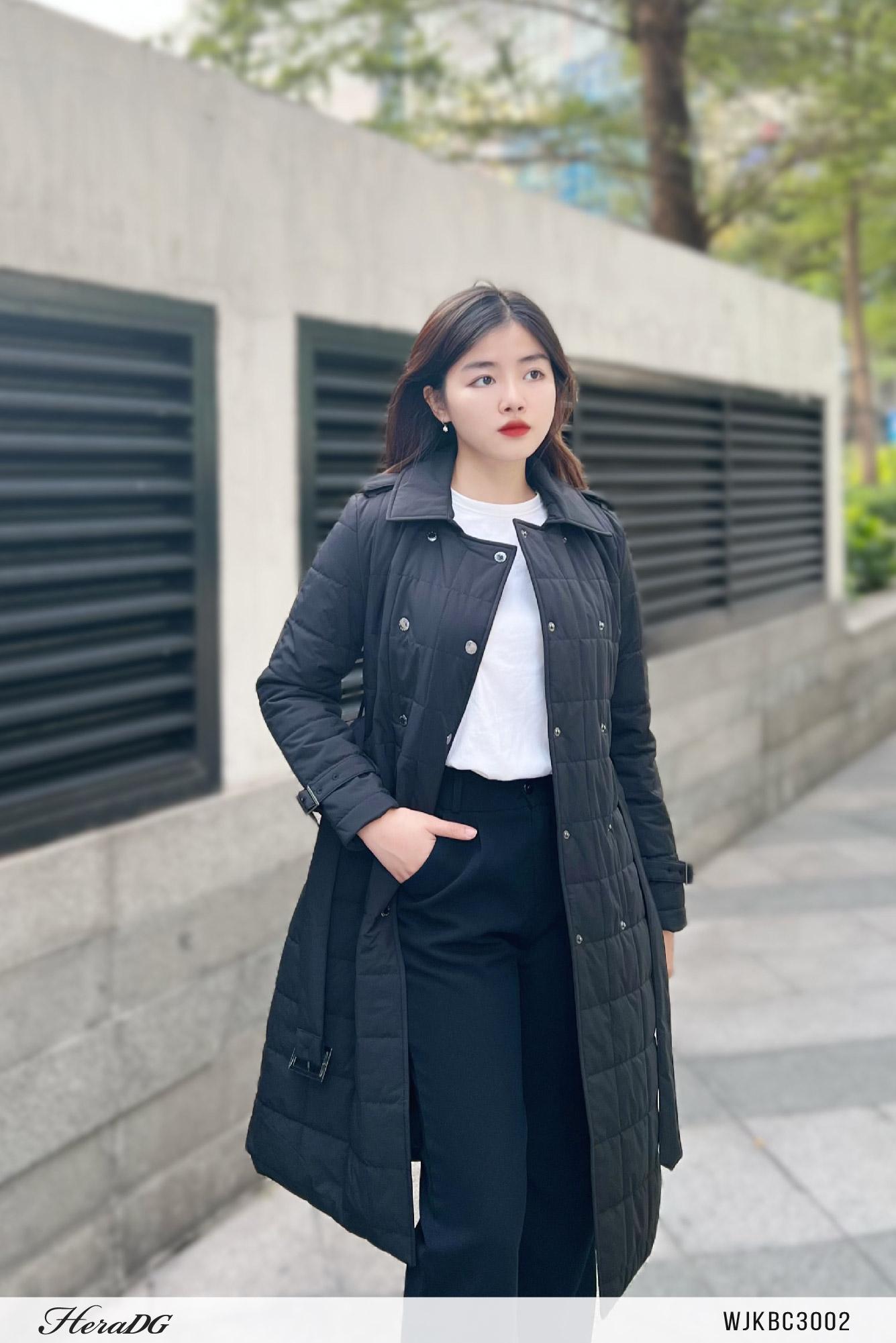 Áo phao 3 lớp dáng dài