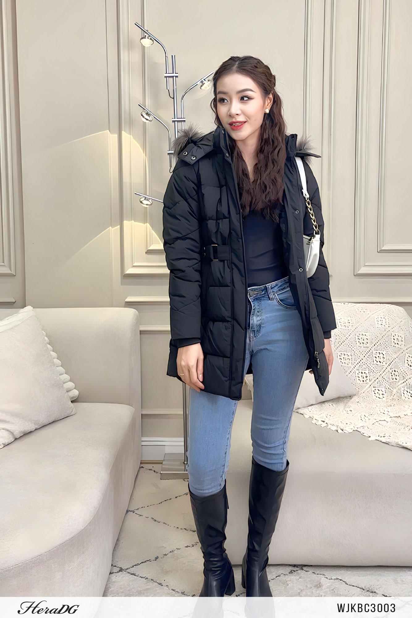 Áo phao 3 lớp dáng lỡ