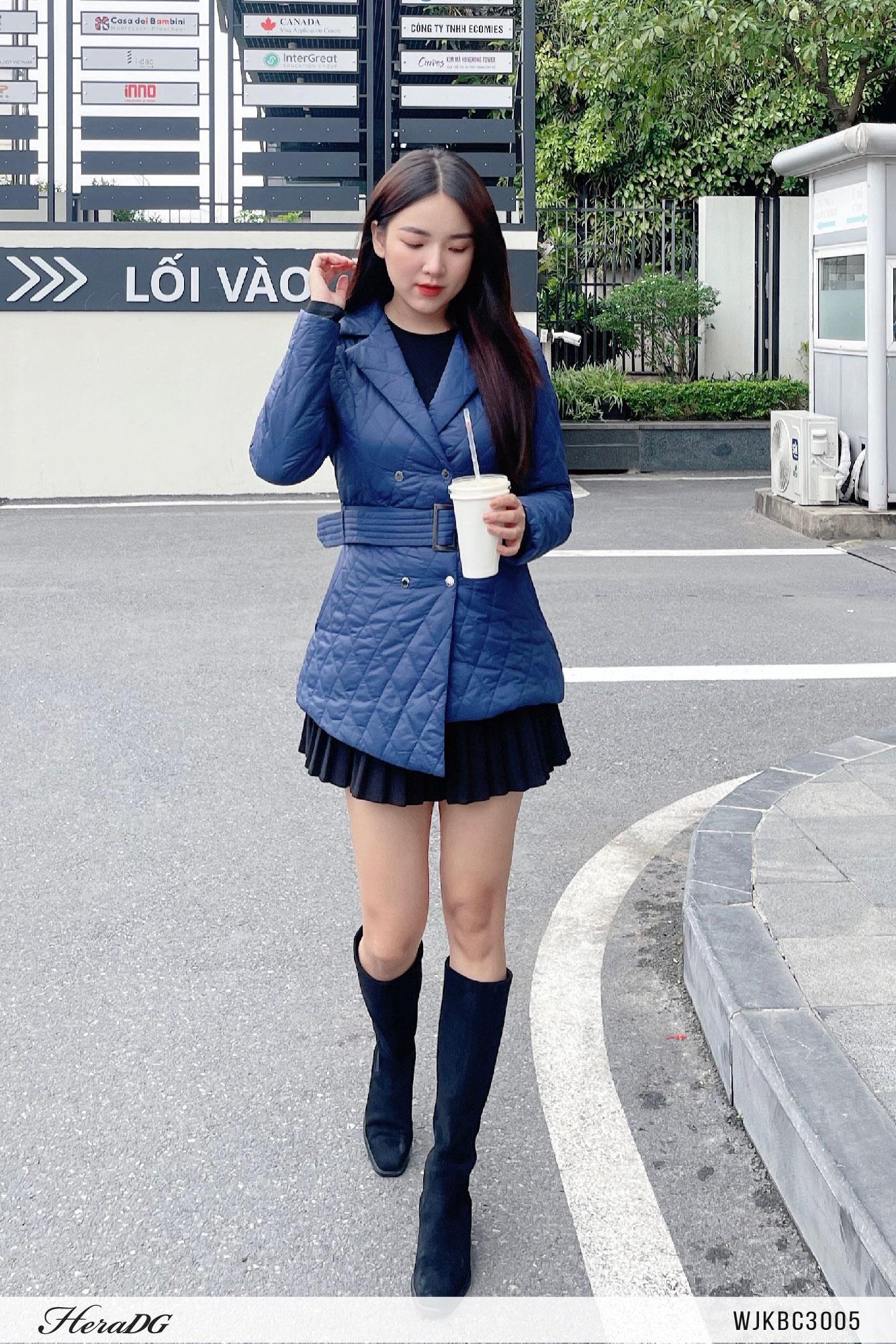 Áo phao 3 lớp dáng ngắn
