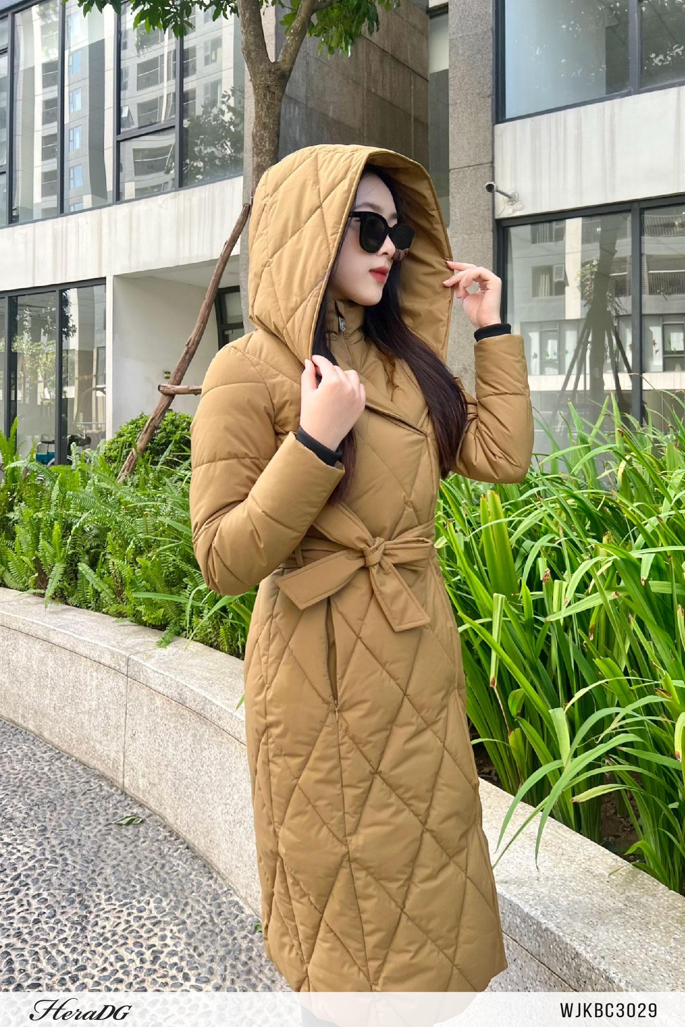 Áo jacket 3 lớp dáng dài