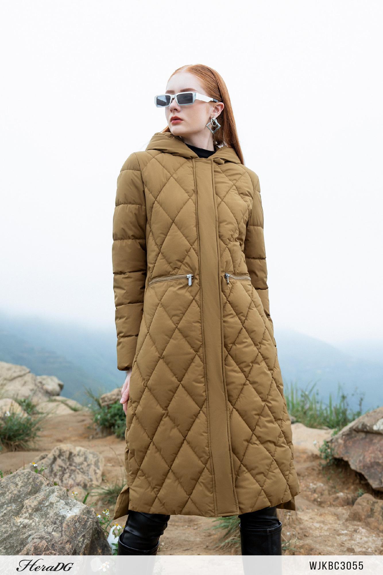 Áo jacket 3 lớp dáng dài