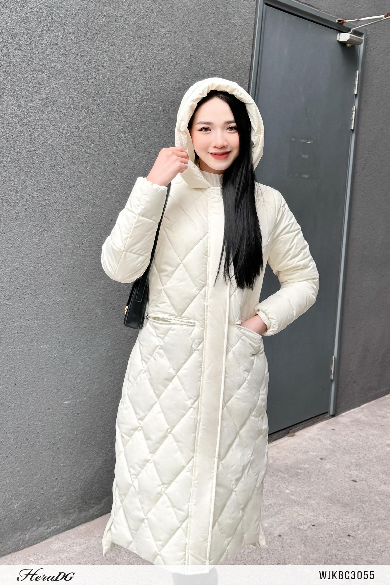 Áo jacket 3 lớp dáng dài