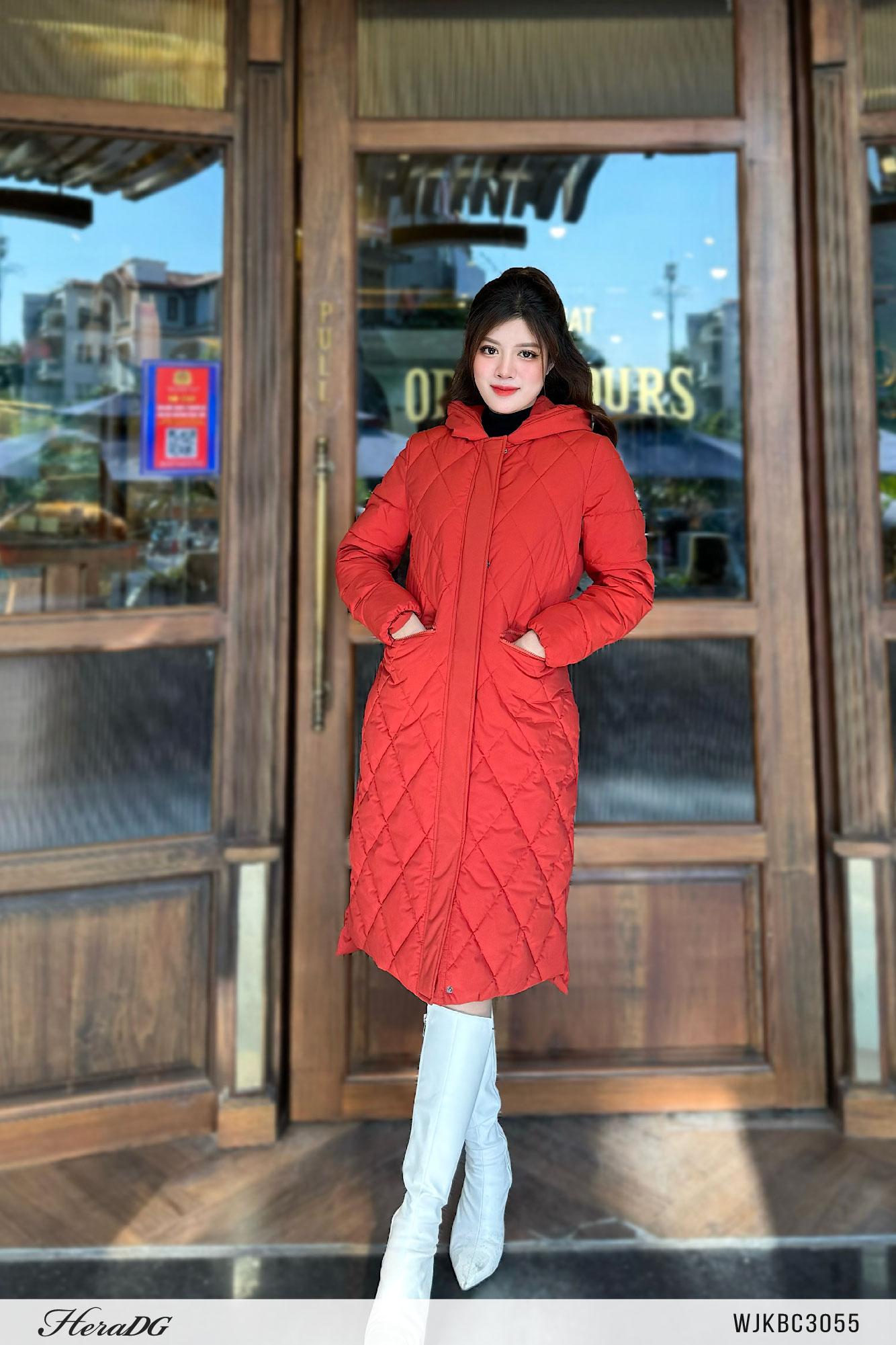 Áo jacket 3 lớp dáng dài