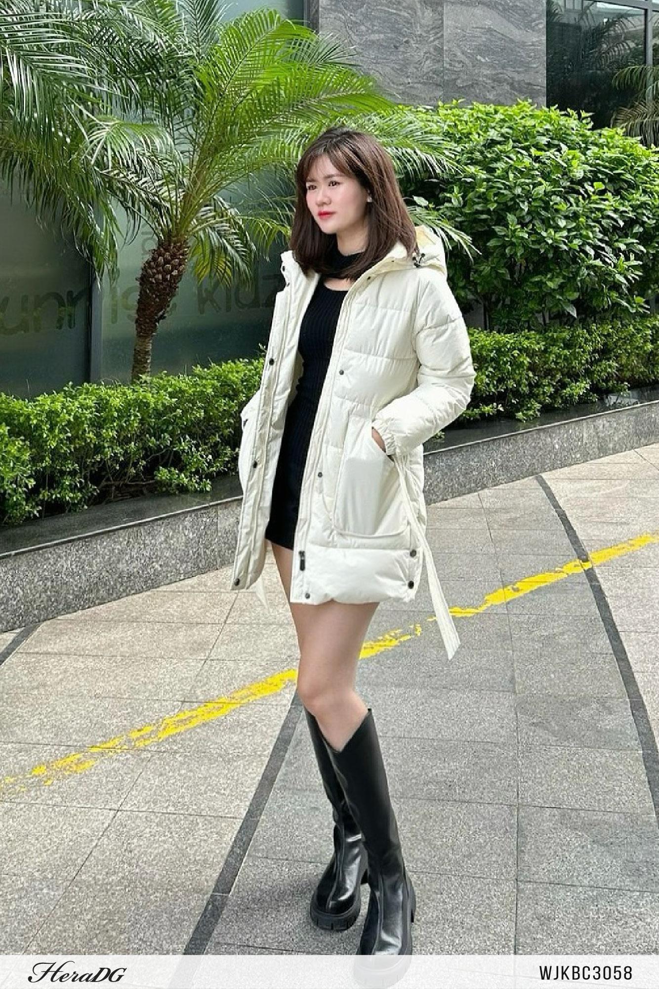 Áo jacket 3 lớp dáng lỡ