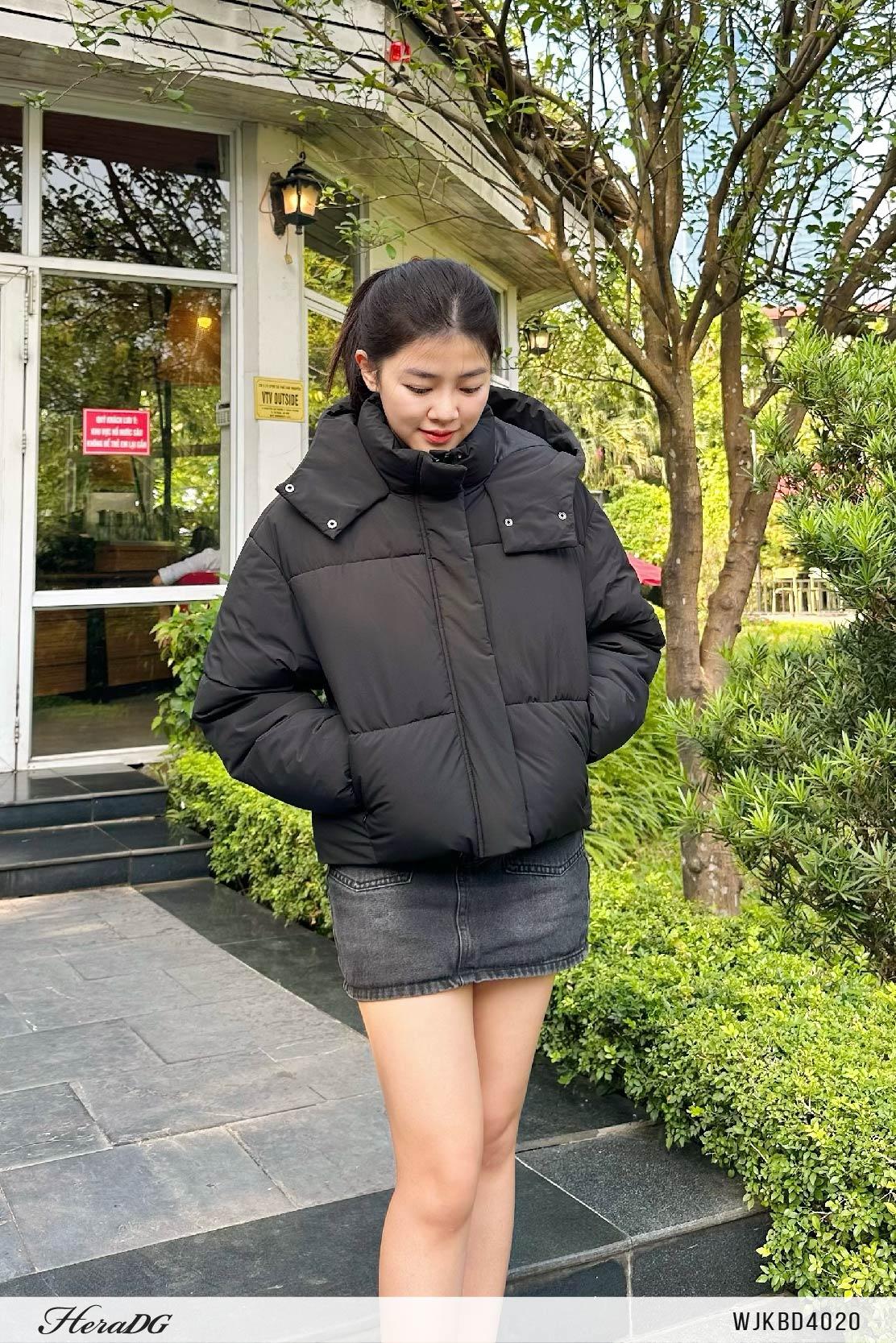 Áo phao 3 lớp dáng ngắn