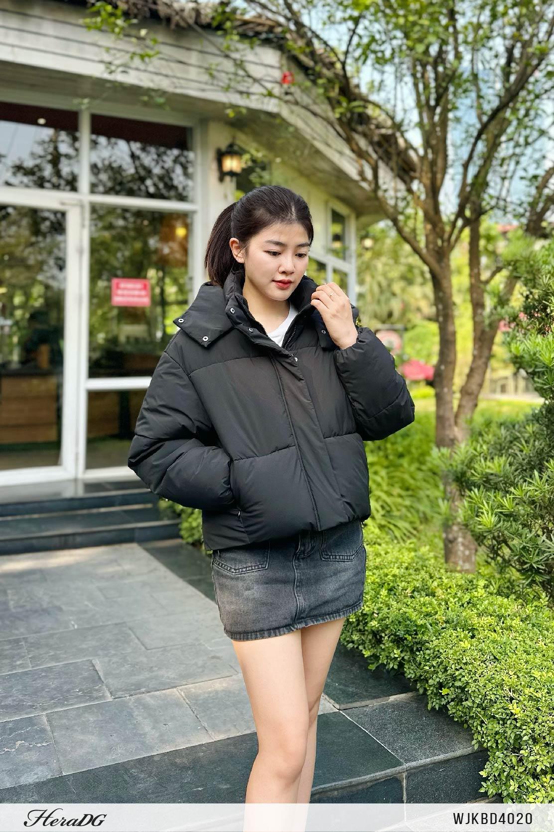 Áo phao 3 lớp dáng ngắn
