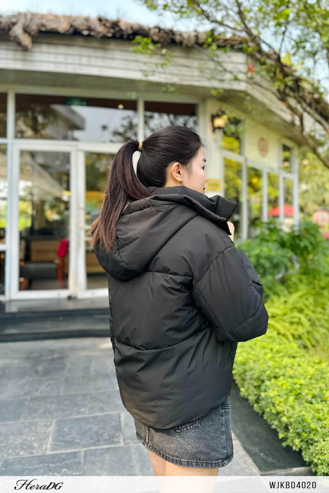 Áo phao 3 lớp dáng ngắn