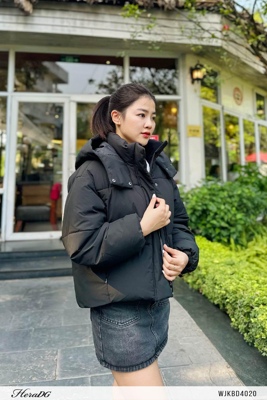 Áo phao 3 lớp dáng ngắn