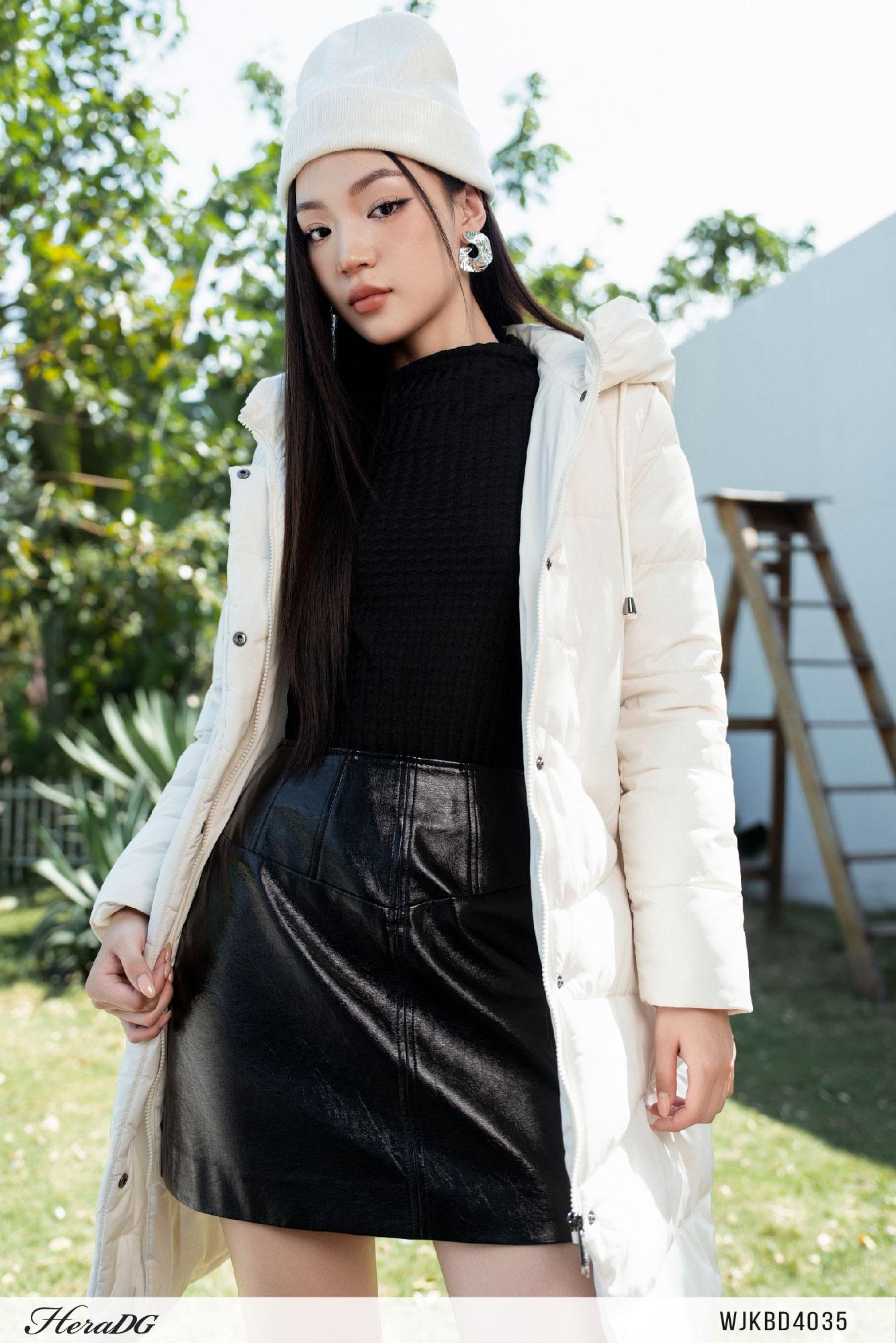 Áo phao 3 lớp dáng dài
