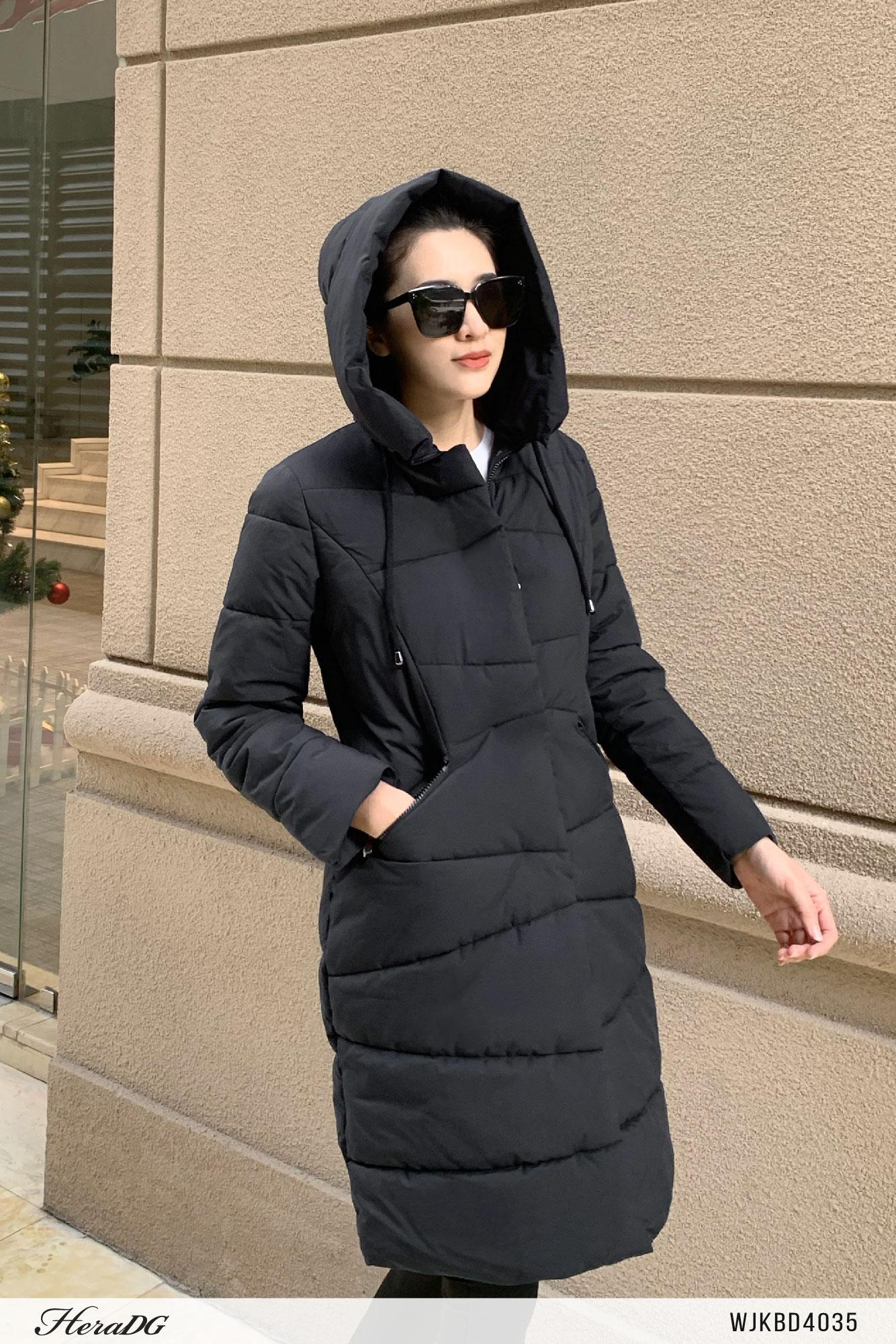 Áo phao 3 lớp dáng dài