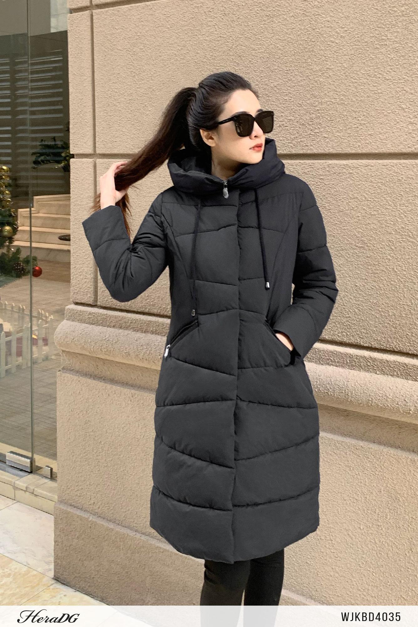 Áo phao 3 lớp dáng dài