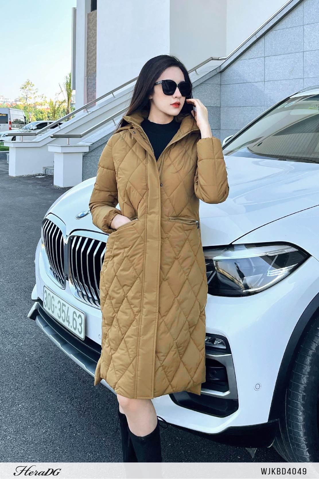 Áo phao 3 lớp dáng dài