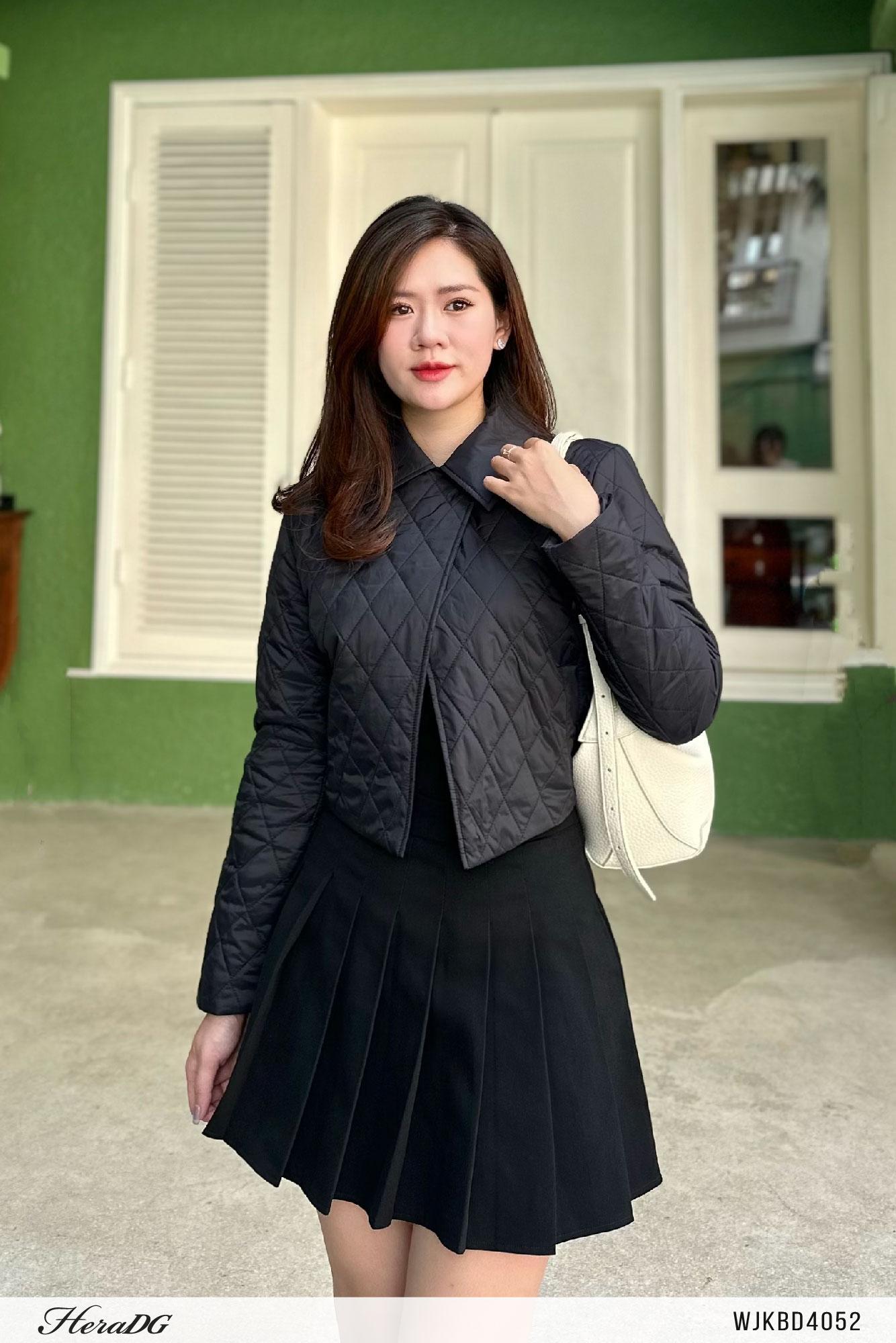 Áo phao 3 lớp dáng ngắn